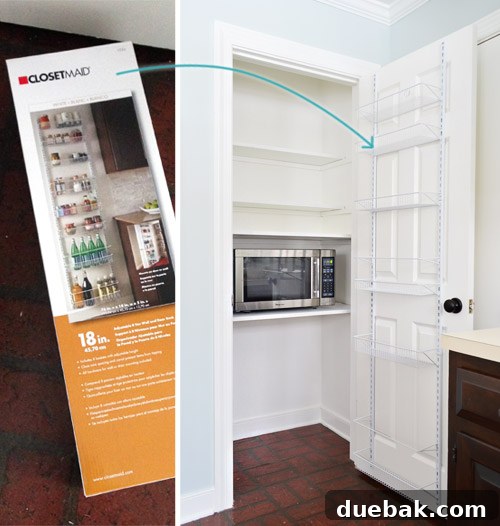 Pantry bottom area before adding more storage