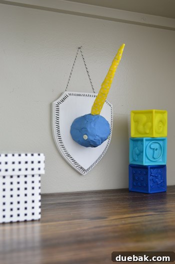 Our inspiration image for the narwhal bust, a pristine, charming version