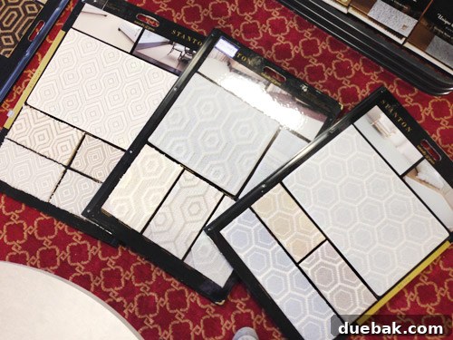 Interior design options and samples for the Homearama Showhouse