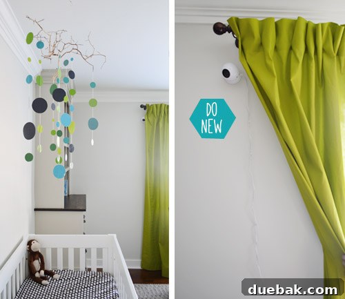 Baby monitor, crib, and sound machine for newborn setup