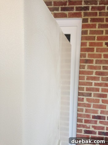 sanded refrigerator door