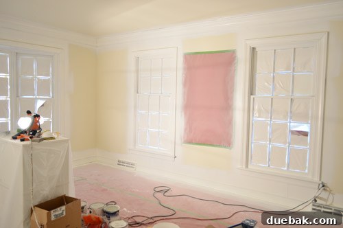 Second coat of paint applied