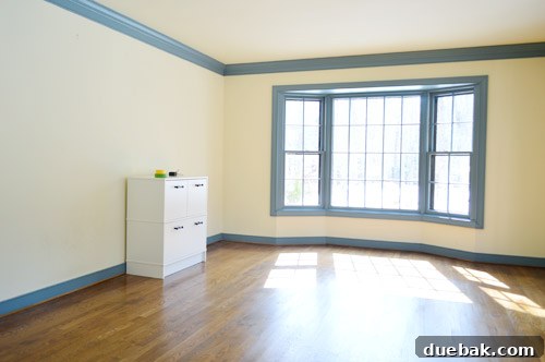 Office after furniture removal