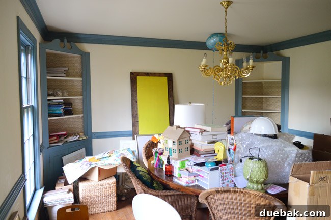 Listy VonListerstein: The Art of Intentional Listing 8 Dining room with wood floors and built-in cabinets, awaiting further upgrades.