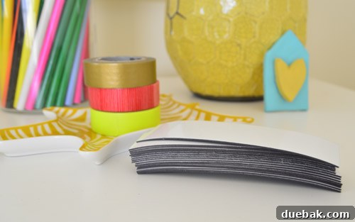 Build Your Own Magnetic Display Board 15 Collection of adorable and functional office supplies ready for the command center