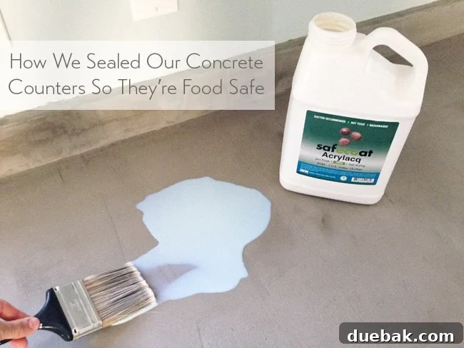 Mastering Ardex Concrete Counter Sealing 2 Sealing Ardex Concrete Counters: A Step-by-Step Guide for Food-Safe Kitchen Surfaces