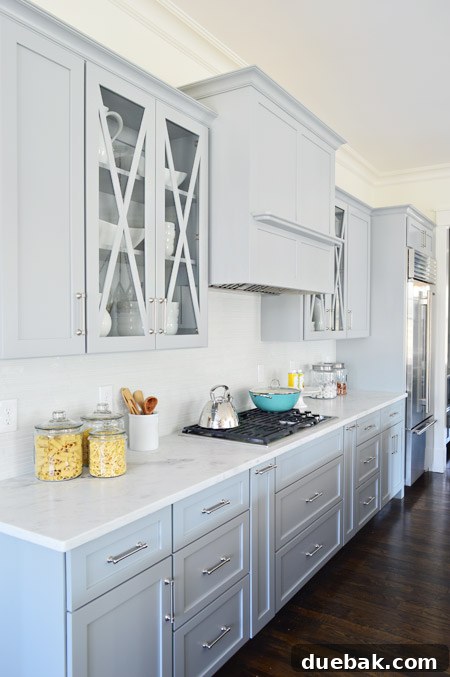 Kitchen Counters with White Moura Leathered Marble