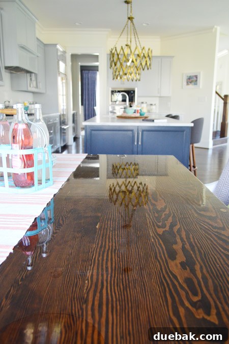Custom Built Breakfast Nook Table