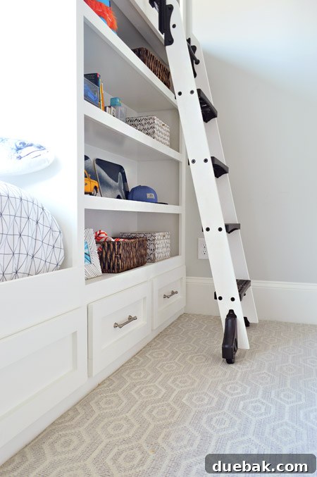The Family Act 9 View of a patterned carpet in a child's bedroom