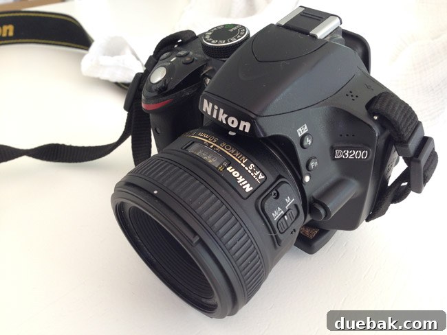 Nikon D3200 DLS Camera With AF-S Nikkor 55mm Lens