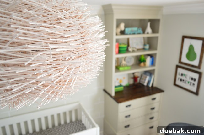 Upcycle Your Lamp into a Stunning Pendant Light 2 Teddy's room with new ceiling light fixture