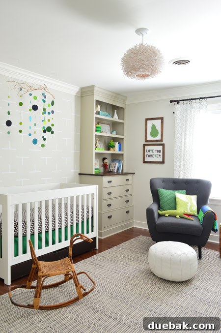 Upcycle Your Lamp into a Stunning Pendant Light 12 Close-up of the installed LED light in Teddy's room