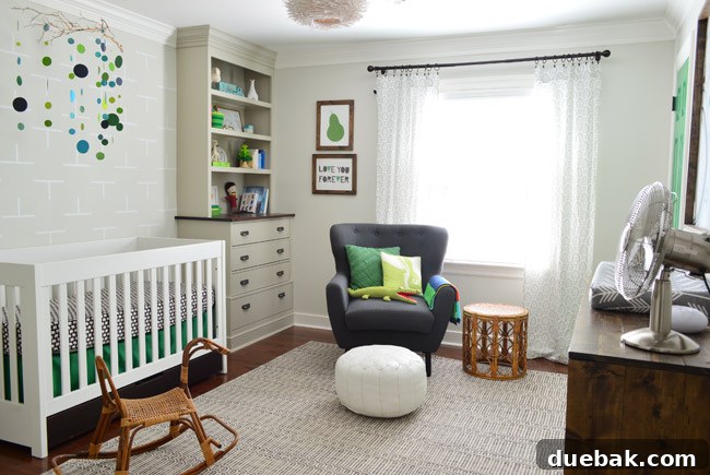 Upcycle Your Lamp into a Stunning Pendant Light 17 Teddy's room with the rocking horse and side table