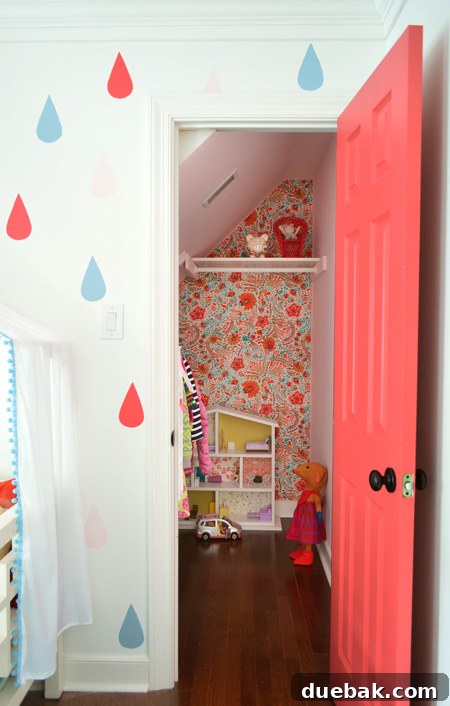 Transform Your Walls with Fabric 3 Empty closet before fabric wall installation, showing ample depth