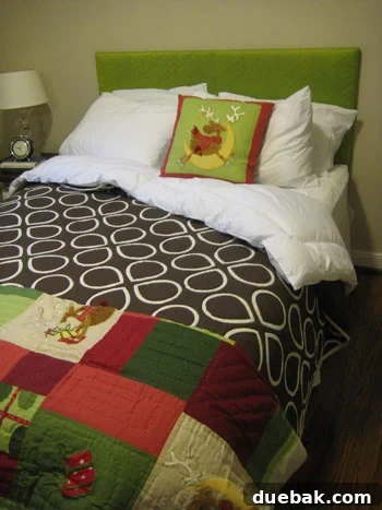 Coldwater Creek Lime Green Reindeer Pillow and Throw for Guest Bedroom