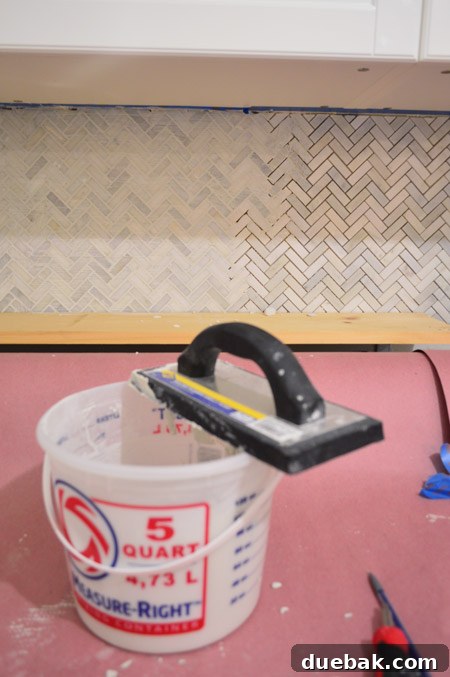 GroutDripProtection
