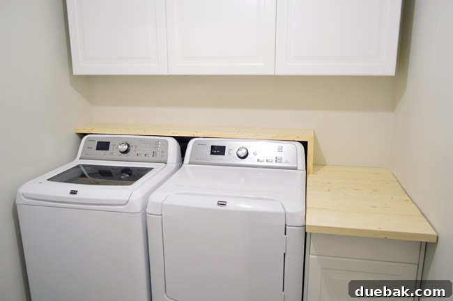 Seamless DIY Waterfall Countertop 13 Shelf framework installed before tiling