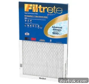 Clean HVAC Air Filter Ready for Installation