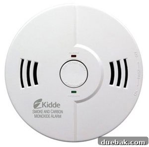 Modern Carbon Monoxide and Smoke Detector