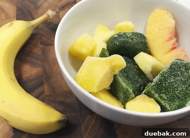 Our favorite green smoothie ingredients and Nutri Ninja Pro blender for healthy mornings.