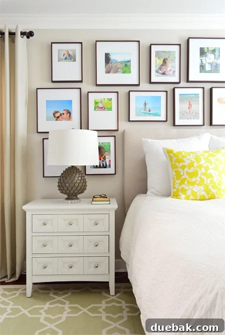 Seamless Beige Throughout 7 Master bedroom with Edgecomb Gray paint and nightstand, inviting atmosphere