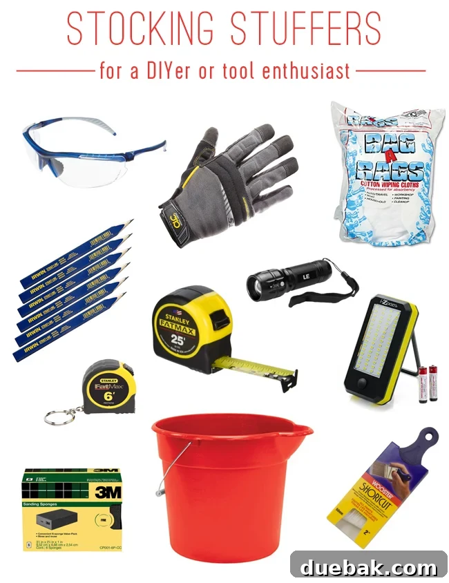 Thoughtful and practical stocking stuffer ideas for the DIY enthusiast in your life