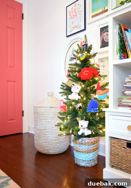 Step Inside Our Festive Home See Our Christmas Tree 15 xmas-decor-kids-room-christamas-tree