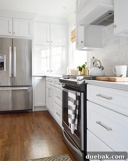 Beautifully renovated first floor with cohesive hardwood flooring
