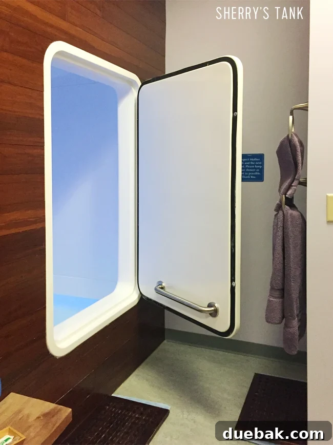 Pre-float preparation area