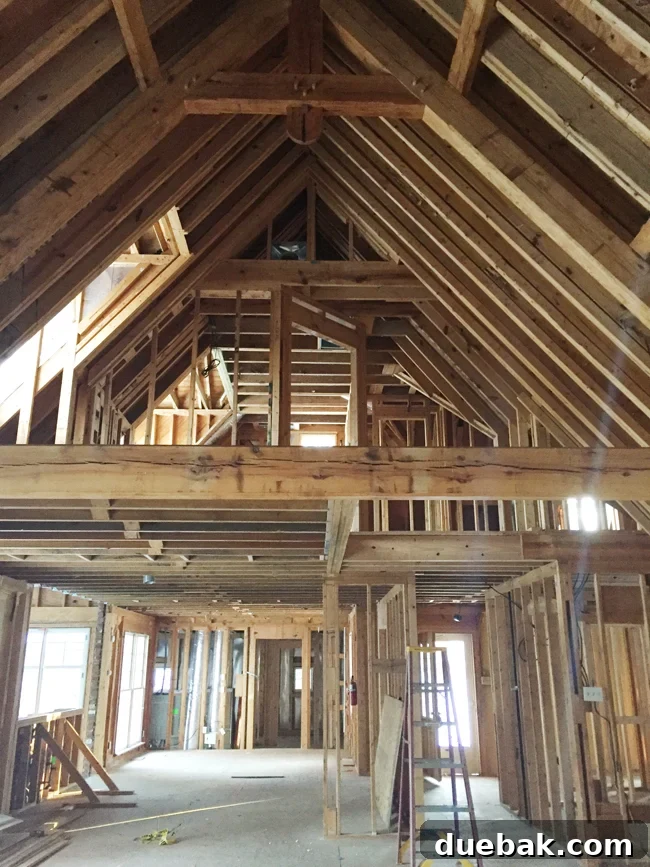 Stairs blocking entry in a house tour