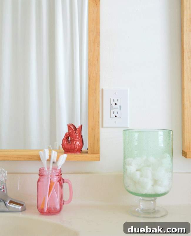 My Huge Beach House Overhaul and The Lessons of Rejection 7 Smart outlet with integrated nightlight for children's bathroom