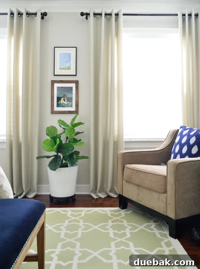 The Faux Fiddle Leaf Fig That Ended My Search 2 Faux Fiddle Leaf Fig in a stylish white planter