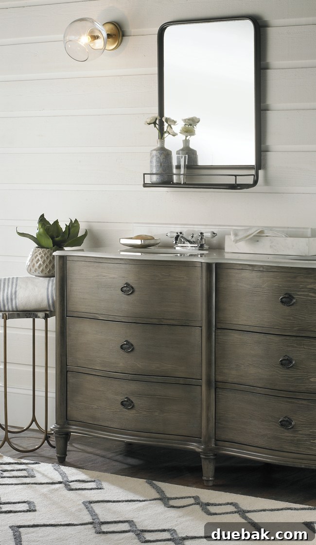 Final product photo of an adjustable arm wall sconce in a staged bedroom