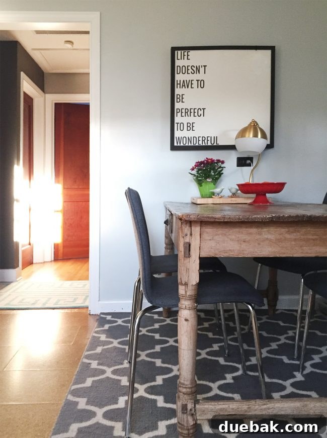A unique architectural detail or decorative element from the Airbnb, providing inspiration for personal home decor