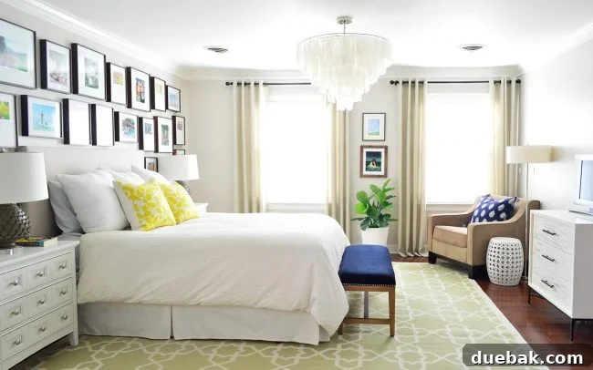 Light Up Your Sleep: Bedroom Refresh with a Chandelier and New Bed 12 The newly updated bed with a bed skirt, showing a more grounded and substantial look.