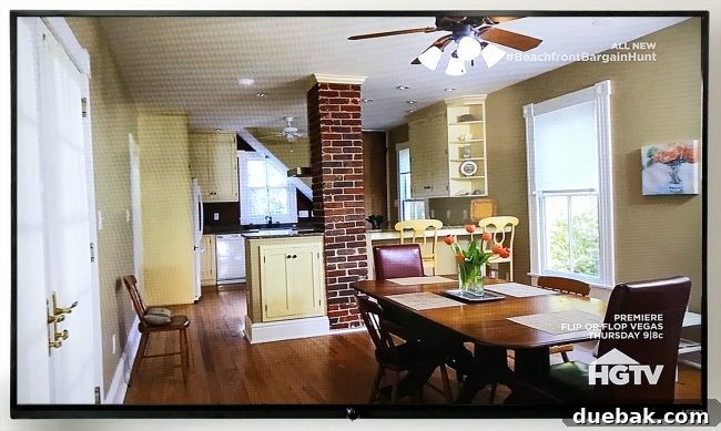 Our Beach House Steals the HGTV Spotlight 7 Interior view of the neighboring beach house on HGTV, showcasing a similar floor plan to ours