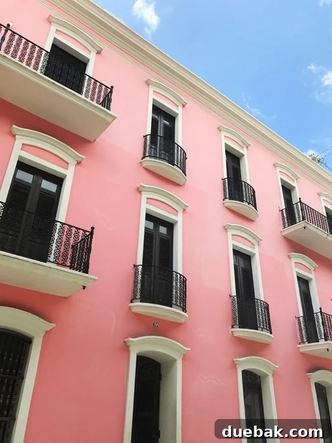 Historic colorful streets of Old San Juan