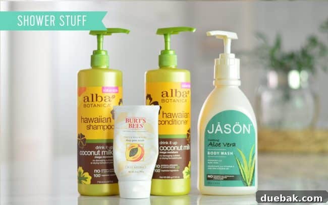 Natural Shampoo Conditioner And Body Wash