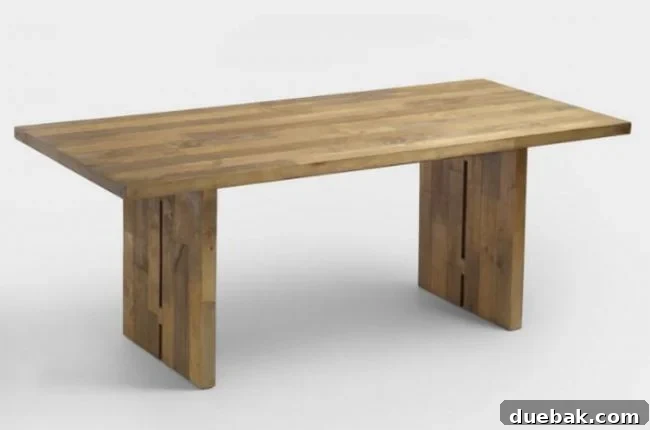 Labor Day Home Refresh: Furniture and Decor Savings 12 Reclaimed wood dining table and spindle chairs from World Market.