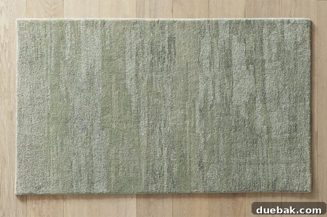 Labor Day Home Refresh: Furniture and Decor Savings 6 Blurry blue abstract rug from Pier 1, offering artistic elegance.