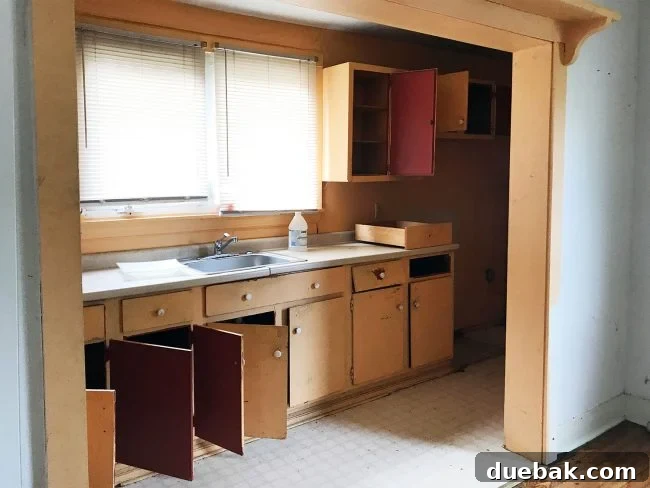 Another view of the duplex kitchen area
