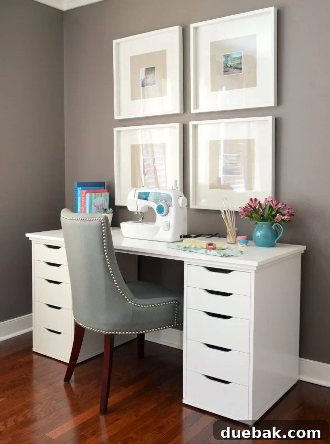 Guest Room Craft Table
