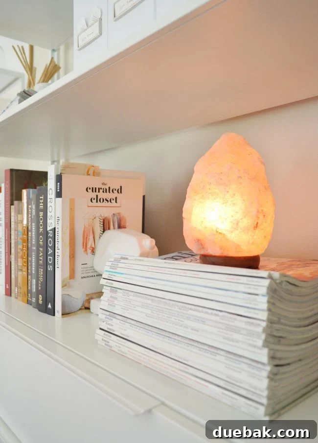 Salt Lamp in Office