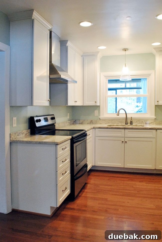 Past Reno Regrets: What We Wish We'd Done Differently 15 Kitchen in first house, showcasing the lack of a backsplash