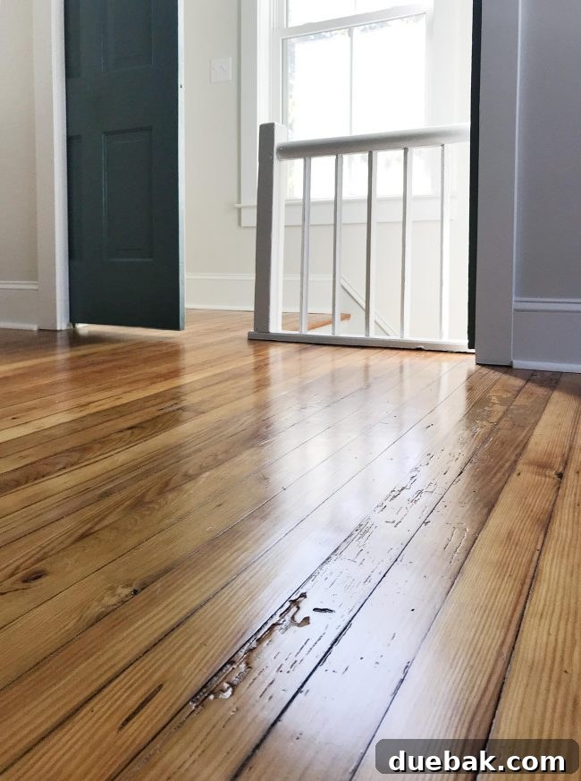 Coastal Comforts Await 12 Old wood floor detail in beach house
