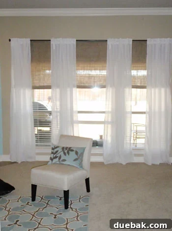 Breezy Curtains Enhancing Living Room Light living-room-makeover-curtains