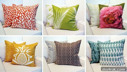 Kaypee Soh Pillow Choices pillowchoices - A collage displaying six distinct Kaypee Soh pillow designs available for the giveaway, highlighting their diverse patterns and colors.