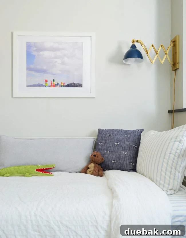 Transforming Our Son's Space 9 Rock wall art print in a white frame