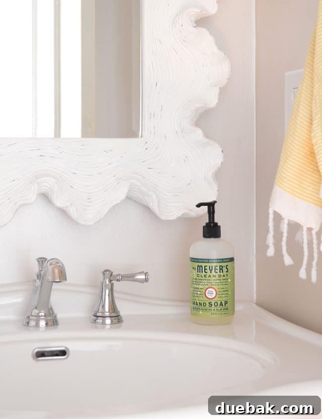 The Mistakes We Made In Our Beach House Kitchen Design 10 Mrs. Meyer's Iowa Pine scented hand soap and dish liquid