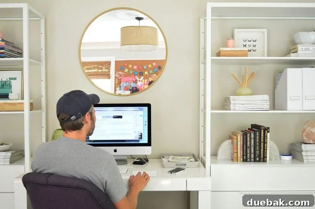 Our 10 Favorite Smart Home Upgrades 11 A home office with natural light